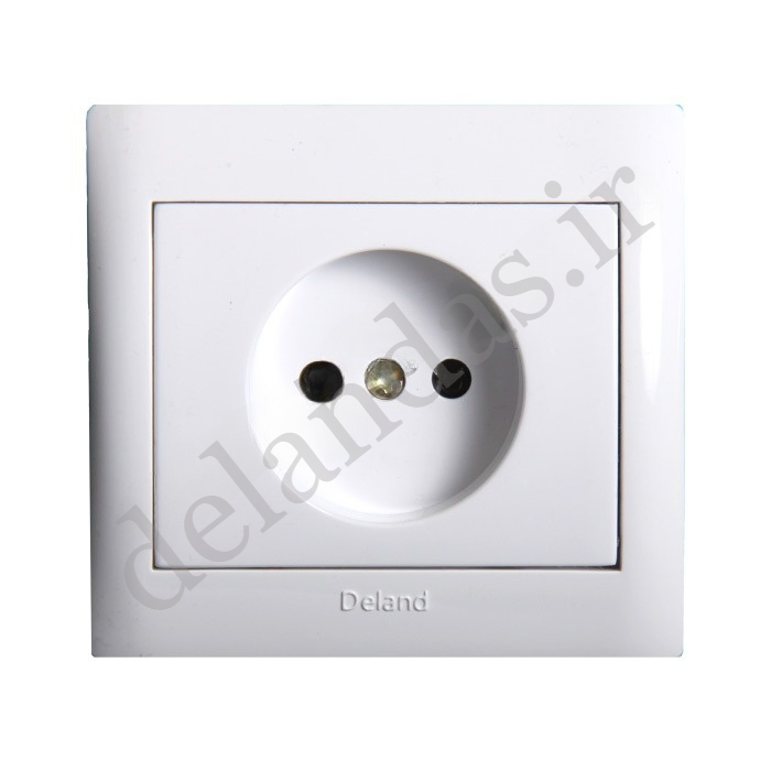 پریز برق مدل آریا سفید یک تکه پریز برق مدل آریا سفید یک تکه